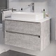 Grossman Мебель для ванной Эдванс 80 GR-3031 подвесная цемент светлый – картинка-16